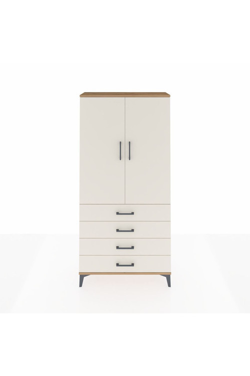 Arges Dolap 1 Raflı 4 Çekmeceli 1 Askılı 88 x 30 x 182 cm Çam - Aytaşı