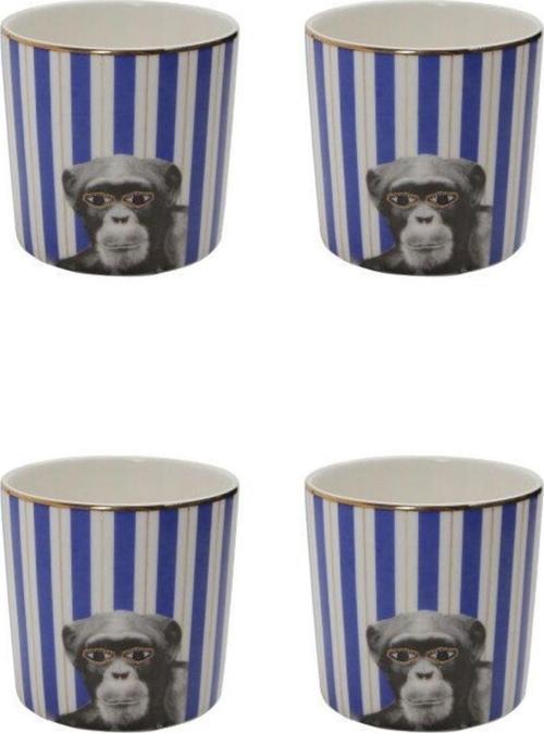 Wild Life Monkey Bardak 230cc 4'lü