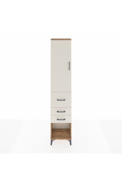 Arges Dolap 2 Raflı 3 Çekmeceli 1 Askılı 44 x 30 x 221 cm Çam - Aytaşı