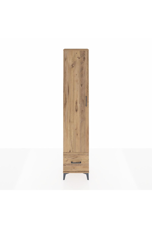 Arges Dolap 5 Raflı 1 Çekmeceli 1 Kapaklı 44 x 30 x 221 cm Çam - Çam