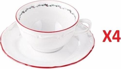 Caribou Tabaklı Çay Fincanı 180cc 4'lü 04ap022136