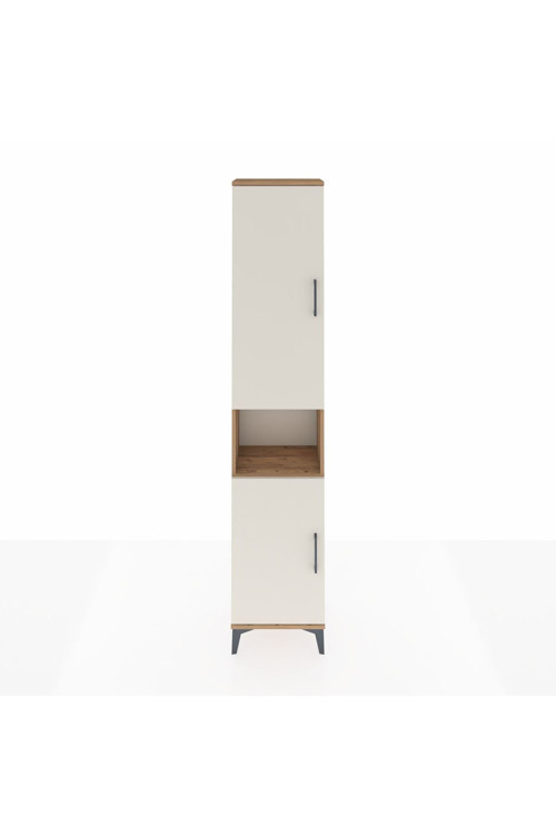 Arges Dolap 4 Raflı 2 Kapaklı 1 Askılı 44 x 30 x 221 cm Çam - Aytaşı