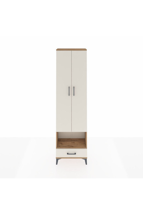 Arges Dolap 4 Raflı 1 Çekmeceli 1 Askılı 60 x 30 x 221 cm Çam - Aytaşı