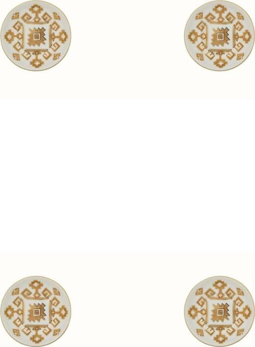Arabesque Desen Mini Kase 10cm 4'lü