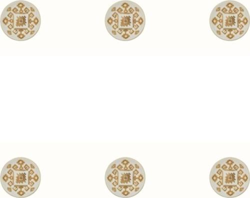 Arabesque Desen Mini Kase 10cm 6'lı