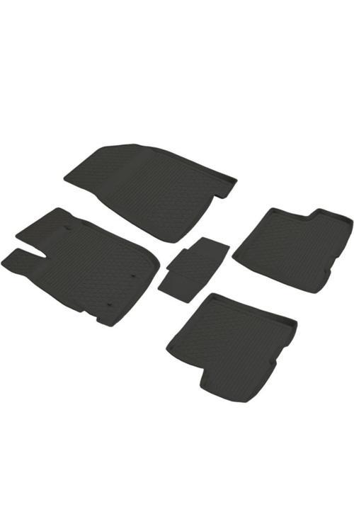 Dacia Duster 4D Havuzlu Kauçuk Paspas 2018 Ve Üstü Siyah