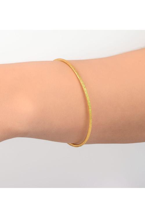 9 gr (Gram) Yatırımlık işçiliksiz Simli Ajda Bilezik 22 Ayar Altın