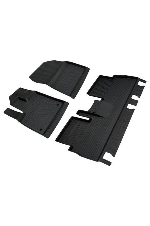 Peugeot Rifter 4D Havuzlu Kauçuk Paspas 2019 Ve Üstü Siyah