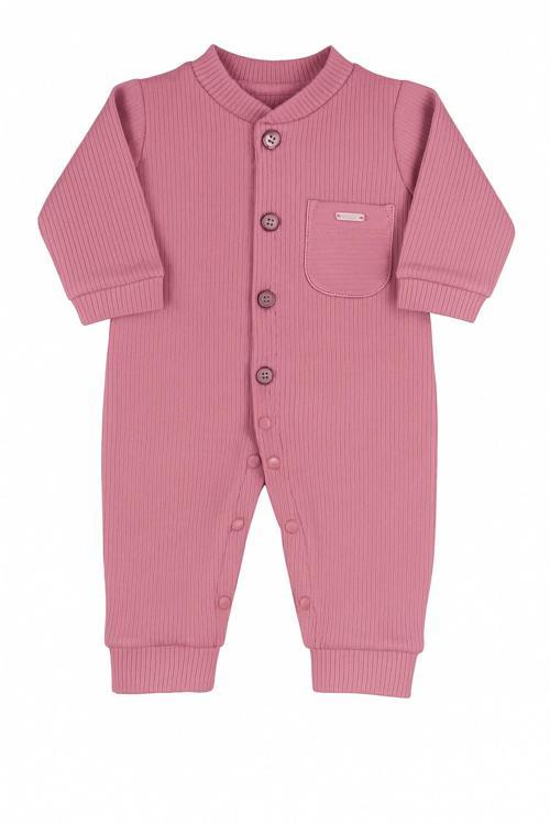 Kız Bebek Tulum Uzun Kollu Pamuklu 1-12 Aylık