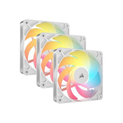 CORSAIR RS Serisi RS120 Reverse ARGB Beyaz 120MM PWM 3'lü Fan Kiti-CO-9050197-WW