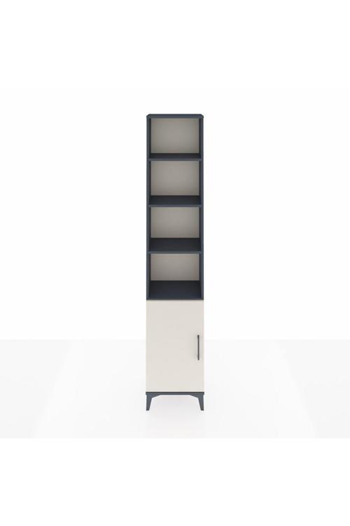 Arges Dolap 5 Raflı Tek Kapaklı 44 x 30 x 221 Antrasit-Aytaşı