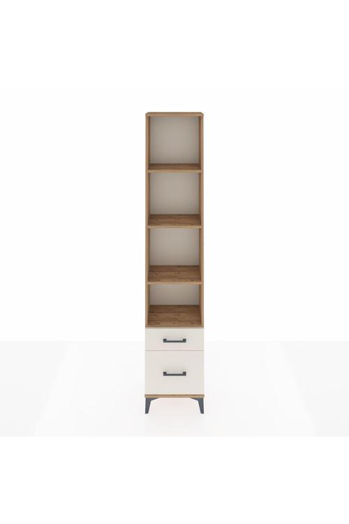 Arges Dolap 4 Raflı 2 Çekmeceli 44 x 30 x 221 Çam-Aytaşı