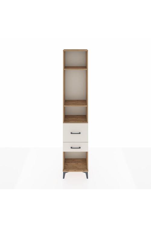 Arges Dolap 3 Raflı 2 Çekmeceli 44 x 30 x 221 Çam-Aytaşı