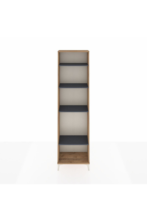 Arges Dolap 4 Raflı 60 x 30 x 221 cm Çam - Antrasit