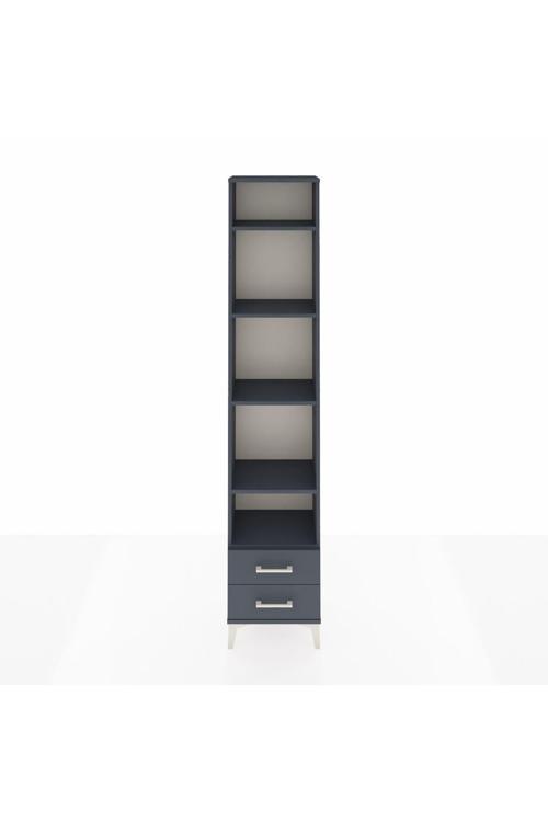 Arges Dolap 5 Raflı 2 Çekmeceli 44 x 30 x 221 Antrasit-Antrasit