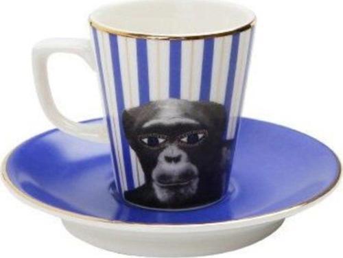 Wild Life Monkey Tabaklı Kahve Fincanı 75cc