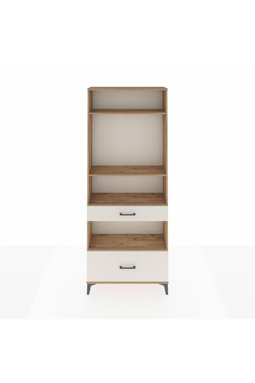 Arges Dolap 4 Raflı 2 Çekmeceli 88 x 30 x 221 Çam-Aytaşı