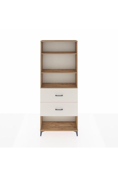 Arges Dolap 3 Raflı 2 Çekmeceli 88 x 30 x 221 cm Çam - Aytaşı