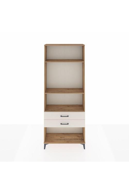 Arges Dolap 3 Raflı 2 Çekmeceli 88 x 30 x 221 Çam-Aytaşı