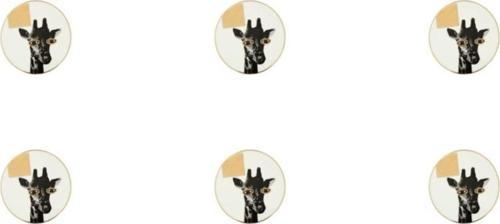 Wild Life Giraffe Bardak Altlığı 10cm 6'lı 04alm006620