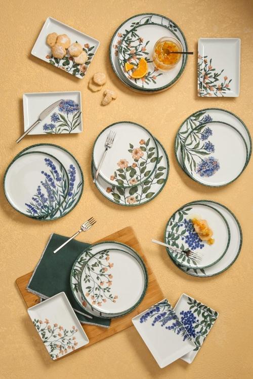 Flower Garden Karma İkram ve Kahvaltı Takımı 18 Parça 04PPO000225