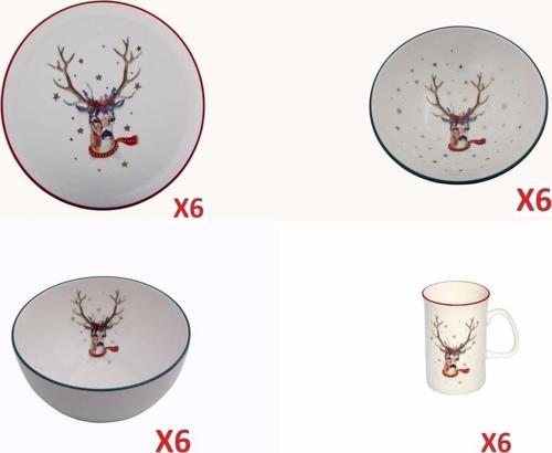 Winter Kahvaltı Ve Servis Takımı 6 Kişilik 24 Parça