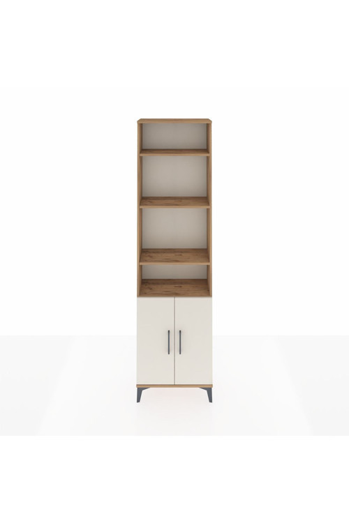 Arges Dolap 5 Raflı 2 Kapaklı 60 x 30 x 221 cm Çam - Aytaşı