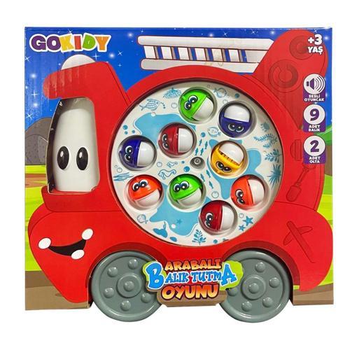 Arabalı Balık Tutma Oyunu Sesli Hareketli Eğitici Oyuncak