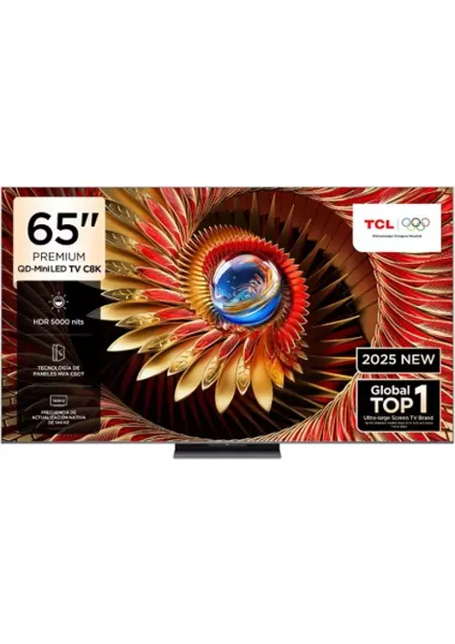 65C8K 65'' 164 Ekran Uydu Alıcılı 4K Ultra HD Google QD MiniLED T