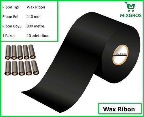 110x300 Metre Wax Ribon 10 Adet