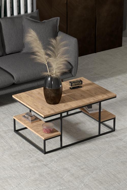 Orta Sehpa Delux Raflı Atlantik Çam