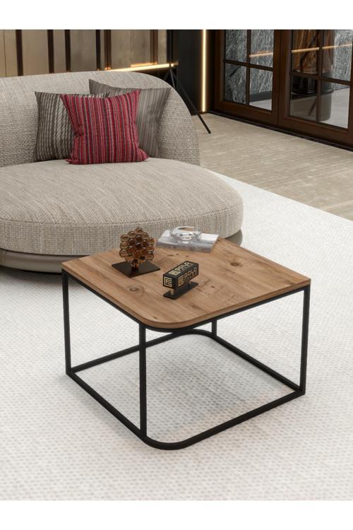 Orta Sehpa Ve Zigon Sehpa V Lüx 5'Li Set Atlantik Çam