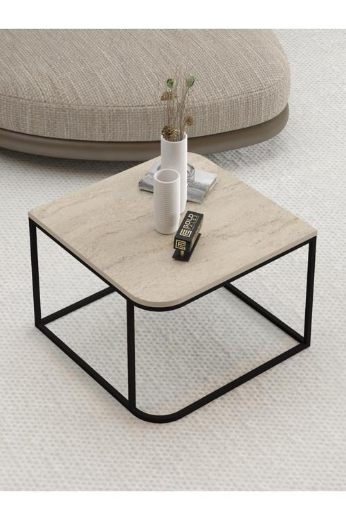 Orta Sehpa Ve Zigon Yan Sehpa Flora Set Atlantik Çam