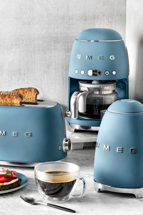 Mat Storm Blue® Özel Seri Kettle & 1x2 Ekmek Kızartma Makinesi ve Filtre Kahve Makine Seti