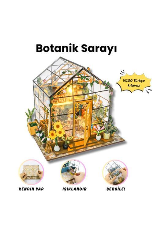 Kendin Yap Minyatür Botanik Bahçe| Minyatür Maket Ev | Dıy Hobi Seti | Ahşap Maket