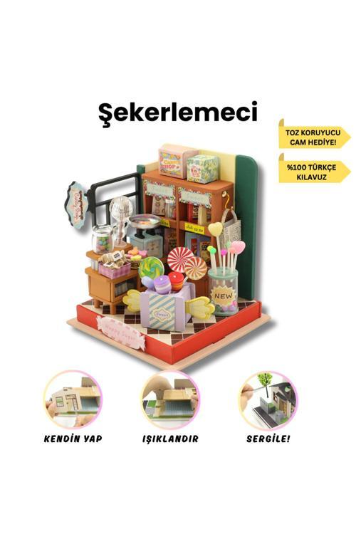 Kendin Yap Minyatür Ev| Minyatür Maket Ev | Dıy Hobi Seti Ve Toz Koruma Camı