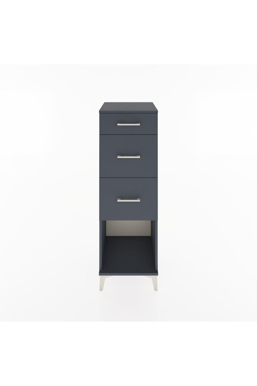 Hyperion Dolap 3 Çekmeceli 44x44x134 Antrasit-Antrasit