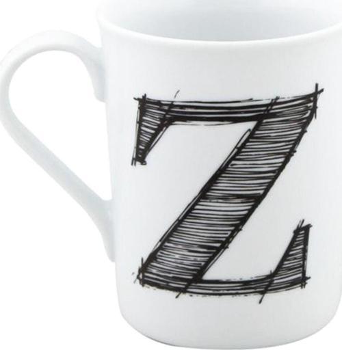 Z Harfli Porselen Kupa