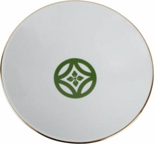 Morocco Desen Yeşil Çukur Tabak 20cm