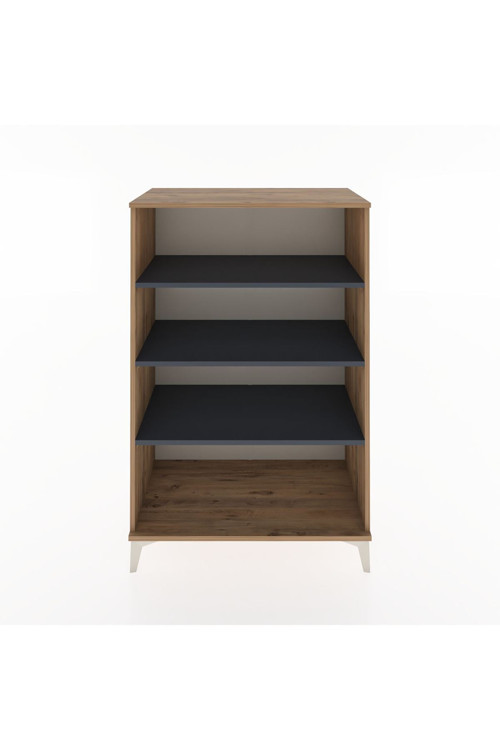 Hyperion Dolap 3 Raflı 88 x 44 x 134 cm Çam - Antrasit