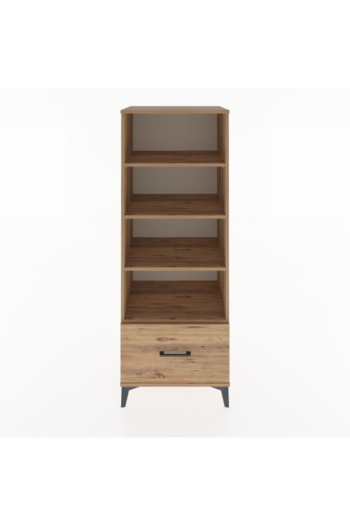 Hyperion Dolap 4 Raflı 1 Çekmeceli 60 x 44 x 163 cm Çam - Çam