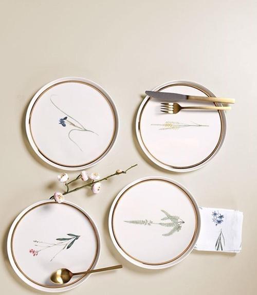 Botanical 4'lü Pasta Takımı 21cm