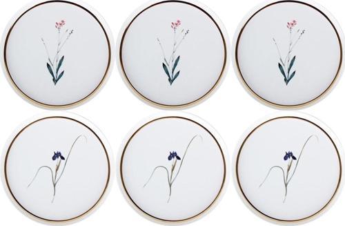 Botanical 6 Kişilik Pasta Takımı 21cm ( Desen 3&4 )