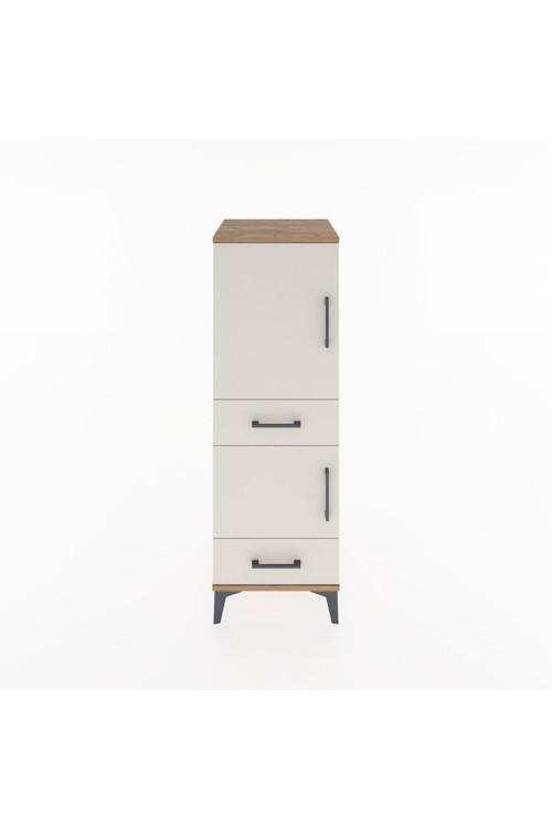 Hyperion Dolap 3 Raflı 2 Çekmeceli 2 Kapaklı 44 x 44 x 134 cm Çam - Aytaşı