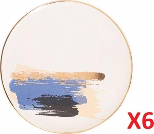 Dash Düz Pasta Tabağı 21cm 6'lı 04alm007902