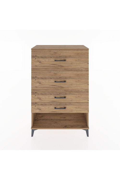 Hyperion Dolap 4 Çekmeceli 88 x 44 x 134 cm Çam - Çam