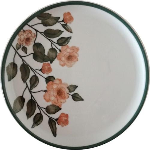 Flower Garden Gül Desenli Pasta Tabağı 20cm