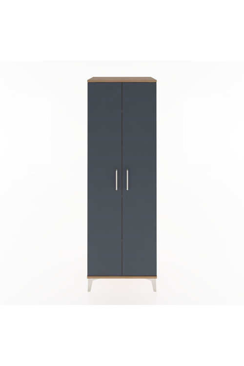 Hyperion Dolap 4 Raflı 60 x 44 x 182 cm Çam - Antrasit