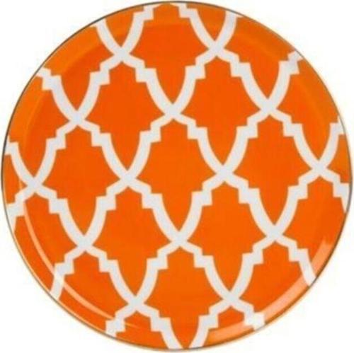 Morocco Desen Turuncu 20cm Pasta Tabağı - 162920
