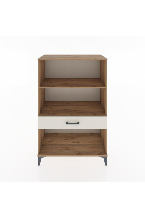 Hyperion Dolap 2 Raflı Tek Çekmeceli 88x44x134 Çam-Aytaşı